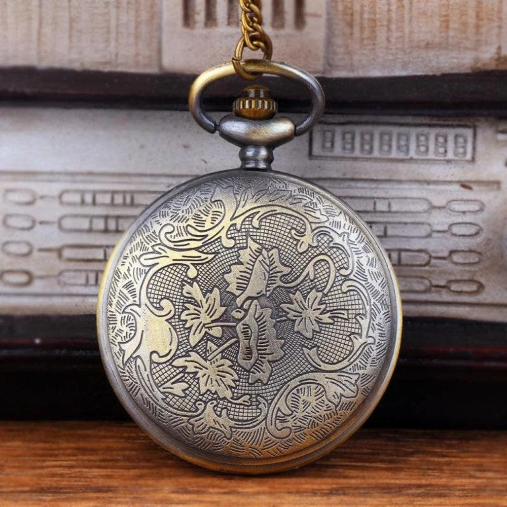 Wolf Pocket Watch NEW Howling Wolves Gift Wild Nature Lovers - Picture 3 of 4